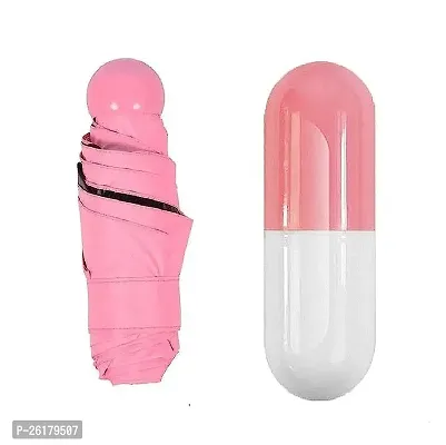 VGMAX Nylon Capsule Shape Umbrella For Man and Woman (PINK)