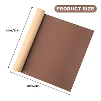 VGMAX Self Adhesive Leather Repair Patch Durable Self Adhesive Backing, for sofa car seat cover chair furniture, Couch, Furniture, stricker Waterproof Wear-Resisting (30X60CM, 1 Pieces) (BROWN)-thumb1