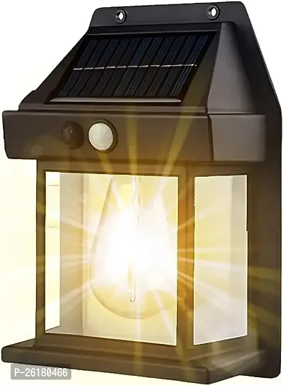 VGMAX Outdoor Solar Wall Lamp Outdoor Waterproof Tungsten Lamp Induction Garden Lamp Garden Villa Night Lamp (Home Solar Wall Lamp-Single)