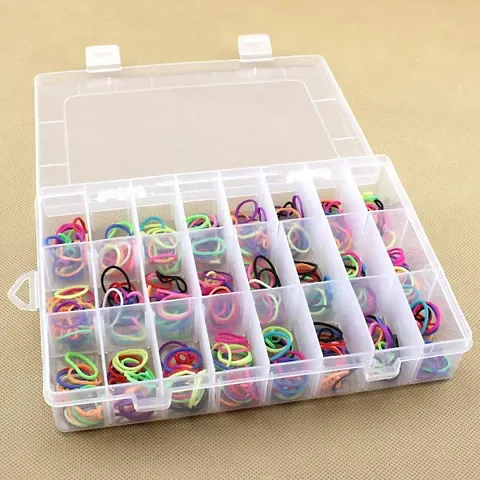 FLEXCART Multipurpose Plastic Storage Box For Jewellery Medicine Pills Tools Box and 36 Grid Boxes for Travel, Home, Women Box