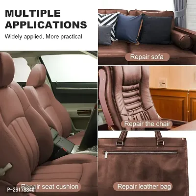 VGMAX Self Adhesive Leather Repair Patch Durable Self Adhesive Backing, for sofa car seat cover chair furniture, Couch, Furniture, stricker Waterproof Wear-Resisting (30X60CM, 1 Pieces) (BROWN)-thumb4