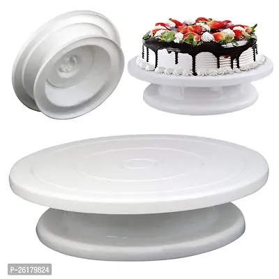 PANKTI Cake Turntable Table 360 Degree Rotating/Revolving Cake Decorating Stand (28CM)