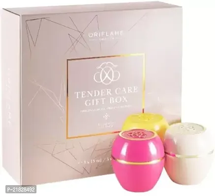Natural Oriflame Sweden Tender Care Gift Box The Amazing Lip Balm Orignel, Rose, Orignic Honey-thumb0