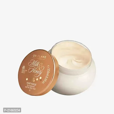 Milk Honey Gold Hair Mask for Radiant, Soft  Silky Hair-250 ml