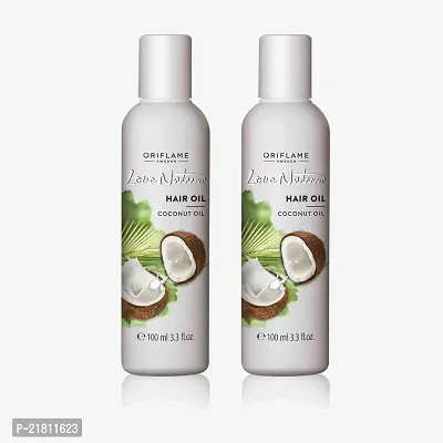 ORIFLAME LOVE NATURE Hair Oil Coconut Oil-2 PCS.