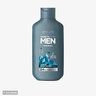 ORIFLAME NORTH FOR MEN Subzero Hair  Body Wash-250 ml.