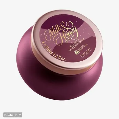 Oriflame MILK  HONEY GOLD Rose Nectar Hand  Body Cream-250 ml.-thumb0