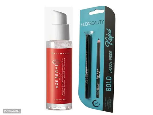 ORIFLAME OPTIMALS Age Revive Serum-30 ML. With Black Kajal.