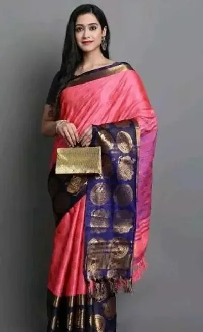 Stylish Silk Saree With Blouse Piece For Women