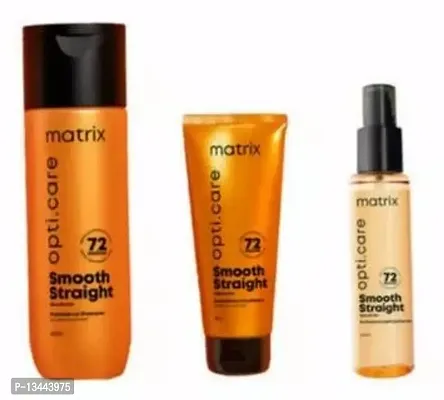 Matrix Opti Care Professional Ultra Smoothing Regime - Shampoo 200ml + Conditioner 196g + Serum 100ml Combo