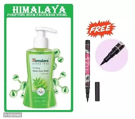 indias best face wash - purifying neem face wash 200ml_01 With 36h eyeliner long lasting _01