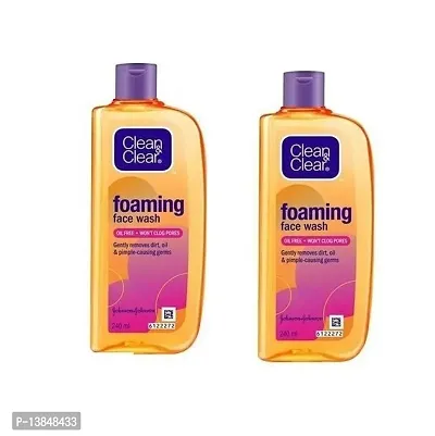 Clean  Clear Foaming Face Wash, 100ml-thumb0