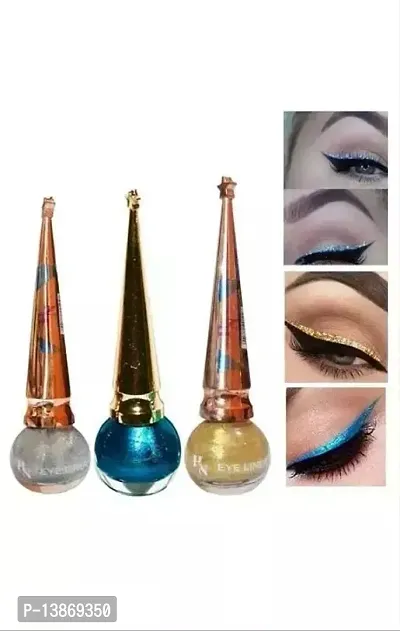 Eyeliner Liquid Golden,Silver,Blue Eyeliner-3