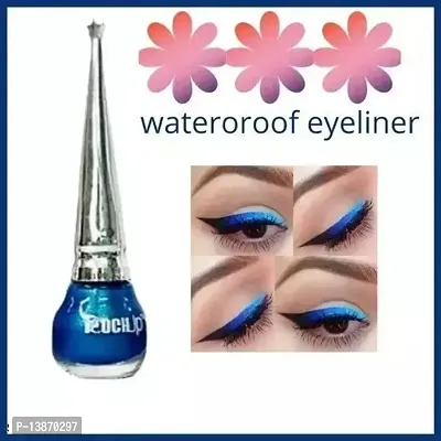 LIQUID blue color best waterproof eyeliner for a makeup look that stays all day pack of 1