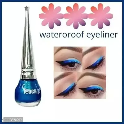 LIQUID blue color best waterproof eyeliner for a makeup look that stays all day pack of 1-thumb0