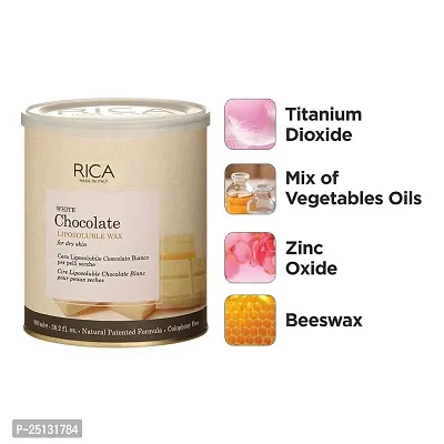 Rica Liposoluble Waxing with Kit, 800g (White Chocolate)-thumb2