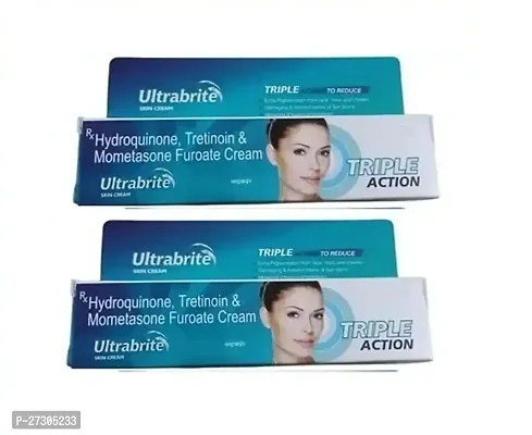 Ultra brite hydroquinone,Tretition Mometasone furoate Whitening face Cream 15gm(Pack of 2)-thumb0