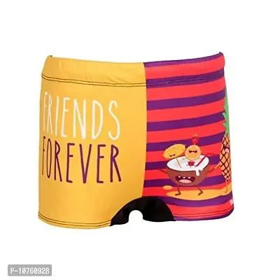 mitushi products Boy's Swim Shorts Friends Forever (5-6 Years) Lemon Yellow-thumb0