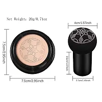 Shiv Gorakhnath Traders Mushroom Head Air Cushion Nude Long Lasting Concealer Moisturizing Foundation CC Cream for Women and Girls-thumb3