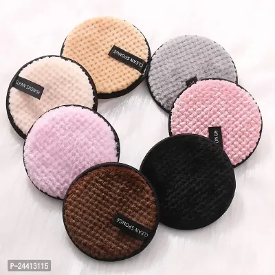 Solander Microfiber Reusable Makeup Remover Pads Washable Makeup Removal Cloth Towel for Mascara, Eye Shadow, Eyeliner, Lipstick for Facial Cleaning (eyeliner-4)