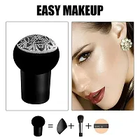 Shiv Gorakhnath Traders Mushroom Head Air Cushion Nude Long Lasting Concealer Moisturizing Foundation CC Cream for Women and Girls-thumb2