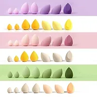 Solander Makeup Sponge Set Beauty Blender with Egg Case, Soft Sponge For Liquid Foundation, Creams, and Powders, Latex Free Wet and Dry Makeup (Spounge-3-green-7pcs)-thumb3