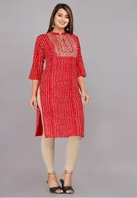 R S Creation Women's Rayon Embroidery Kurti for Women Without Pant-thumb3