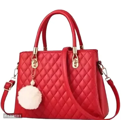 Classic PU Solid Handbags for Women