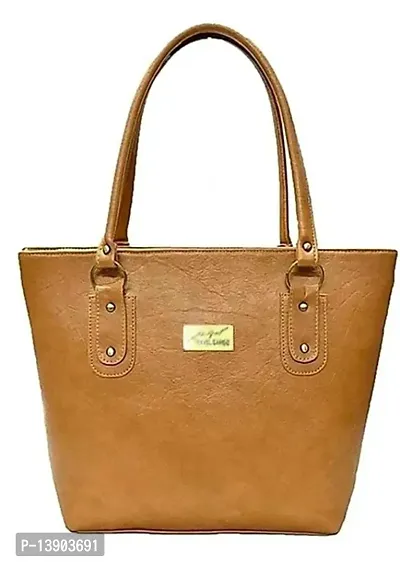 Classic PU Solid Handbags for Women-thumb0