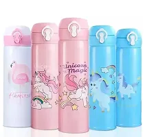 6 Pcs Unicorn Stationery Set for Kids School Stationery Set with Unicorn Steel Water Bottle Unicorn Diary, Pen, Pencil, Erasers, Pouch  Water Bottle Best Return Gift Set for Girls-thumb2