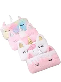 6 Pcs Unicorn Stationery Set for Kids School Stationery Set with Unicorn Steel Water Bottle Unicorn Diary, Pen, Pencil, Erasers, Pouch  Water Bottle Best Return Gift Set for Girls-thumb4