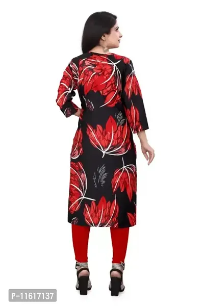 WOMEN CREPE FABRIC PRINT KURTI (COMBO 2)-thumb2