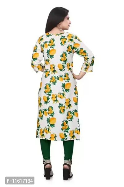 WOMEN CREPE FABRIC PRINT KURTI (COMBO 2)-thumb2