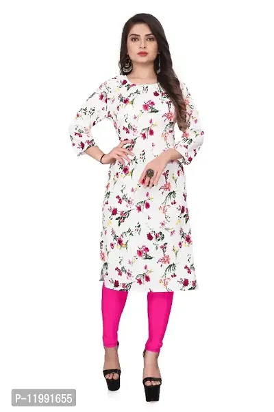 WOMEN CREPE FABRIC PRINT KURTI