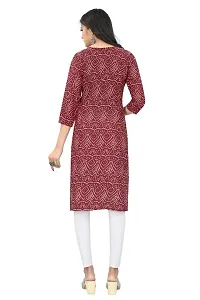 WOMEN CREPE FABRIC PRINT KURTI (COMBO 2)-thumb1