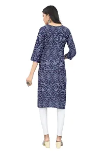 WOMEN CREPE FABRIC PRINT KURTI (COMBO 2)-thumb1