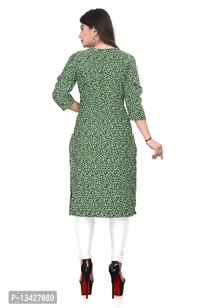 WOMEN CREPE FABRIC PRINT KURTI (COMBO 2)-thumb3