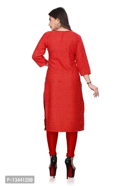 WOMEN CREPE FABRIC PRINT KURTI (COMBO 2)-thumb2