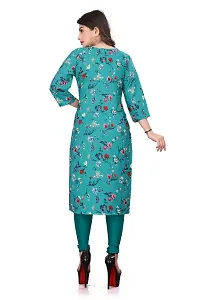 WOMEN CREPE FABRIC PRINT KURTI (COMBO 2)-thumb1