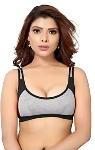 Stylish Sports Non Padded Bra For Women