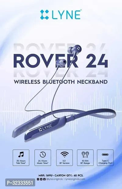 Modern Wireless Bluetooth Neck Band-thumb3