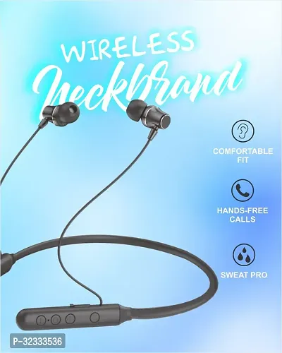 Modern Wireless Bluetooth Neck Band-thumb2