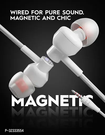 SIGNAL 6 MAGNETIC Wired Headset White In the Ear-thumb3