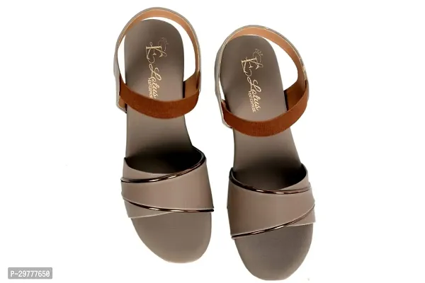 Women Stylish Beige Canvas Sandals