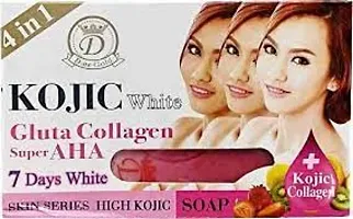 Beauty Hub Kojic White (Gluta Collagen Super Aha Soap) 7 Days White (160 g)-thumb1