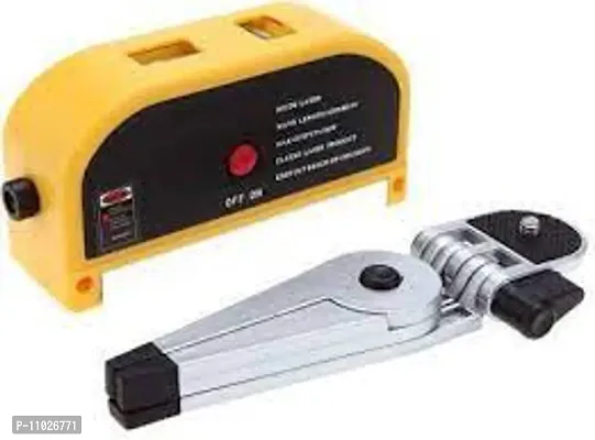 Lv08 Horizontal Vertical Line Measure Laser Level Measuring Tape Tester With Tripod-thumb0