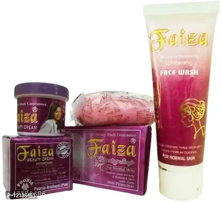 Faiza Whitening Cream 30gm and Faiza Soap and Faiza face Wash Combo set