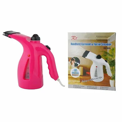 Portable Handheld Garment  Facial Steamer | Fast Heat-up Fabric Steamer | Dual Power | Travel Iron Steamer (Color-Multi)