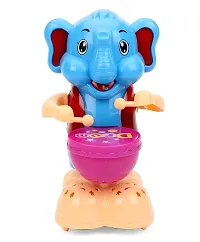 Musical Toys For Kids | Battery Operated Elephant Drummer Toys For Baby | Elephant Toys For Kids With Sound | Light And Sound Toys For Babies | Happy Elephant Drummer Toy | Toys For Kids Above 3 Years-thumb2