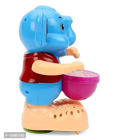 Musical Toys For Kids | Battery Operated Elephant Drummer Toys For Baby | Elephant Toys For Kids With Sound | Light And Sound Toys For Babies | Happy Elephant Drummer Toy | Toys For Kids Above 3 Years-thumb4